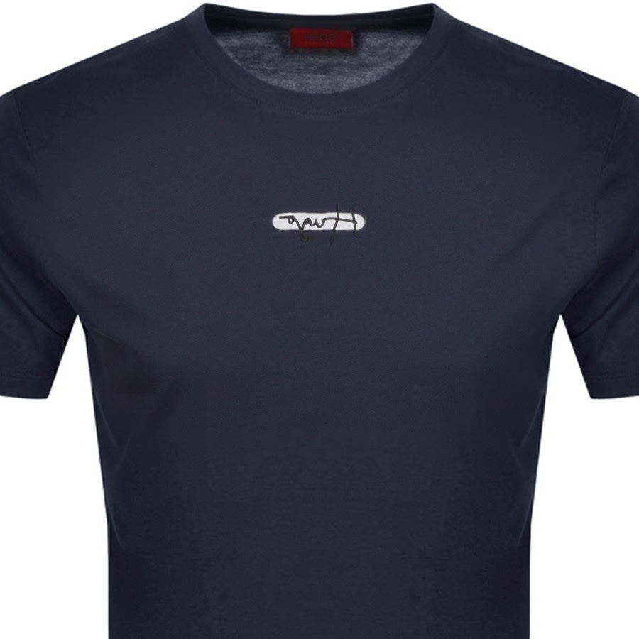 Alternative Image for ProductHUGO Durned Crew Neck T Shirt Navy2